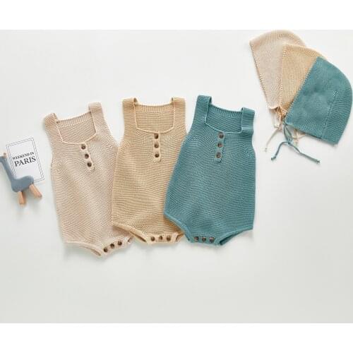 Baby Infant Autumn Knitting, Their Hat Jumpsuit Climb Clothes Bag Fart Baby Clothing Bodysuits & One-Pieces Bodysuits Carters