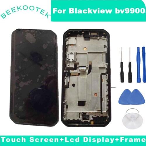 New Original Blackview Bv9900 LCD Display And Touch Screen +Tools For Blackview Bv9900 Phone Accessories With Frame