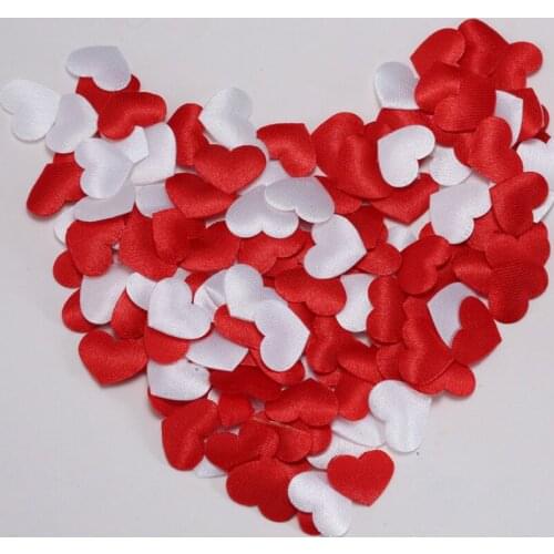 3.2cm 50pcs/bag Peach Heart Confetti Wedding Engagement Baby Shower Home Wedding Party Valentine Garland Decorations Supplies