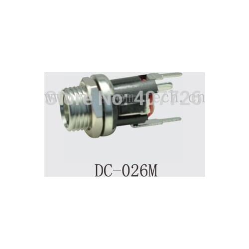 5PCS DC026M DC Power Jack Pin 2.0 Power Female Socket/DC jack Connector 3feet DIP (insert circuit board)