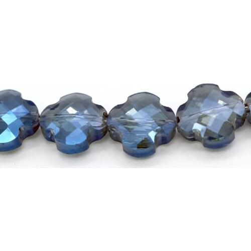 60Pcs/lot 11mm Cross Shape Beads Crystal Glass Diy Bead Crafts Material Supplier Fit Jewelry Necklace DIY Making Multi Color