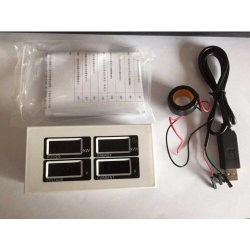 AC 100A 80-260V Digital Voltmeter ammeter power meter multimeter PZEM-004 (with USB)