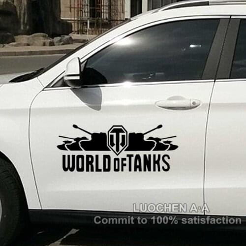 Car Stickers World of Tanks Creative Funny Decals For Doors Waterproof Auto Tuning Styling 50cm 100cm D22