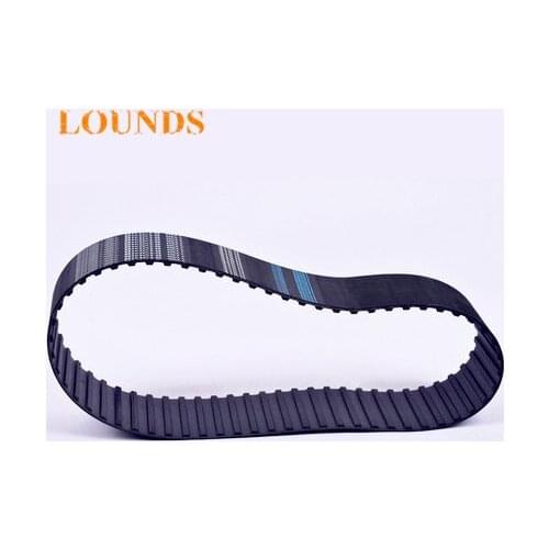 Free Shipping 285H100 teeth 57 Width 25.4mmmm=1" length 723.90mm Pitch 12.7mm 285H 100 T Industrial timing belt 5pcs/lot