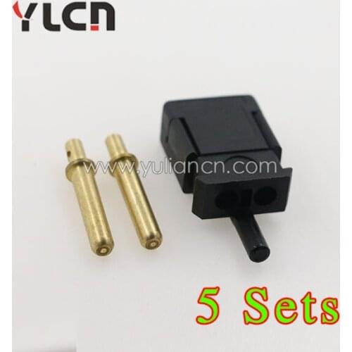 Free Shipping 5 Set 2 Way 2.5 Series Male Waterproof Auto Connector for Wheel Speed Sensor
