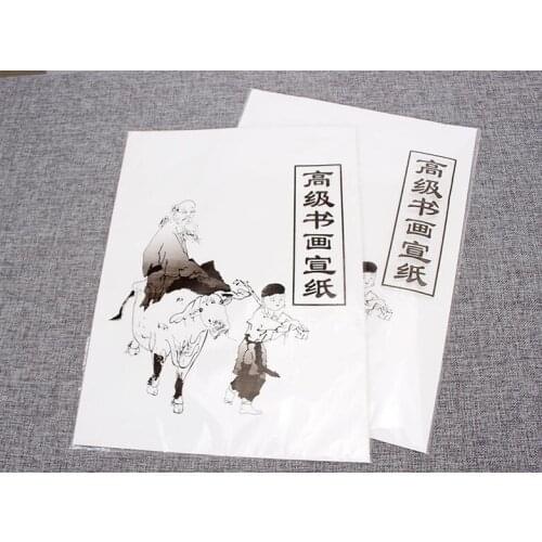 90pcs Xuan Paper Chinese Painting Calligraphy Penmanship Rice Paper For Learners And Practice 36cm*25cm