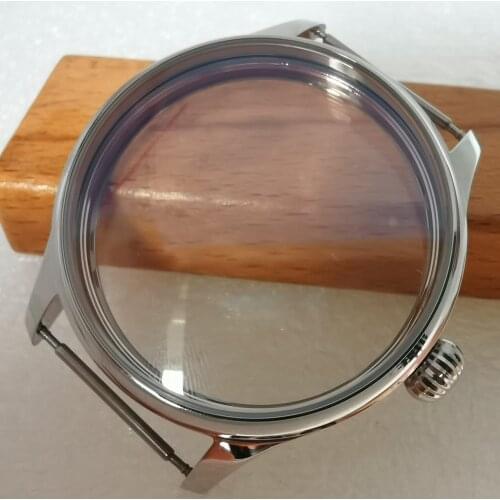 44mm ss Watch Case Fit Eta6497 6498 ST3600 Manual winding movement mens watches