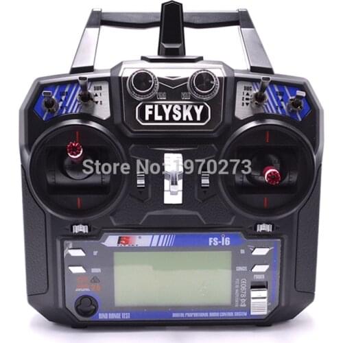 Flysky FS-i6 FS I6 2.4G 6CH RC Transmitter Controller w/ FS-iA6 Receiver For RC Helicopter Plane Quadcopter Glider Drone