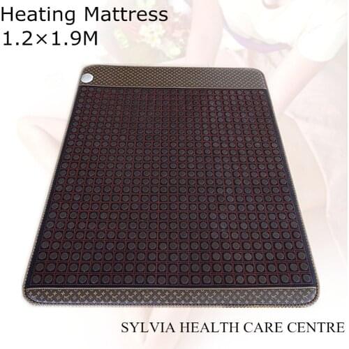 Best present for mom! Warm heating Therapy Mattress Full-body Jade Physical Therapy Thermal Heat free sleep eye cover 1.2X1.9M