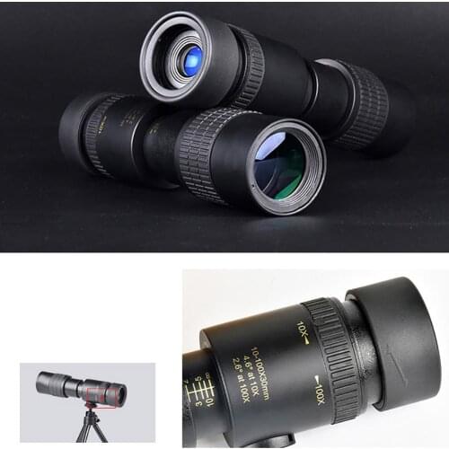 10-30 Times HD High Bak4 Prism Monocular Telescope Mobile Phone Camera Waterproof Wide View Zoom Single-tube Mini Telescope