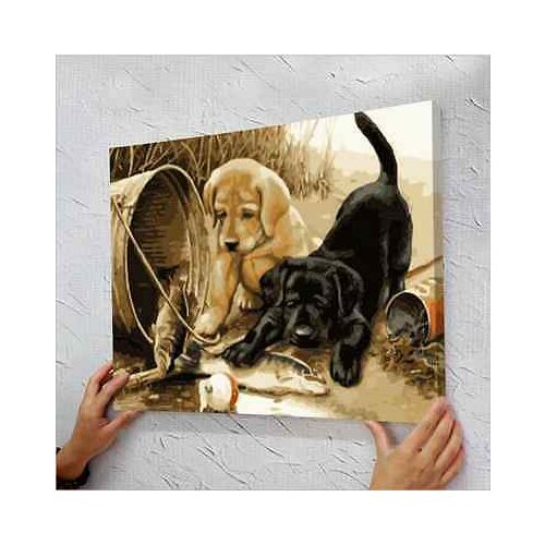 DIY Paint By Number 16"*20" Kit Digital Oil Painting On Canvas