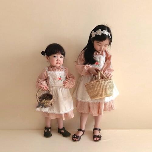 2021 Autumn New Baby Bodysuits Big Sister Dress and Toddler Bodysuits With Option Gown