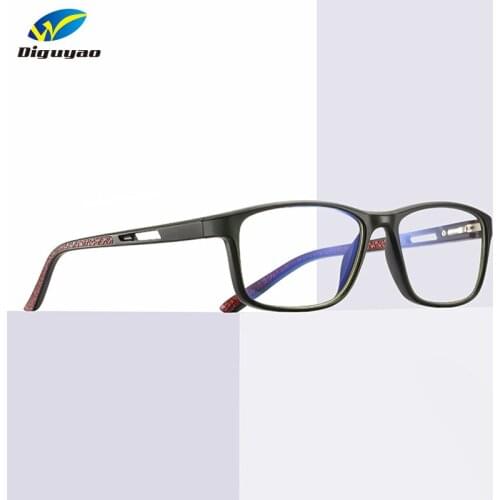 DIGUYAO Women retro TR Square high quality Men computer TV gaming anti blue light glasses blocking Optical Eyewear Accessories