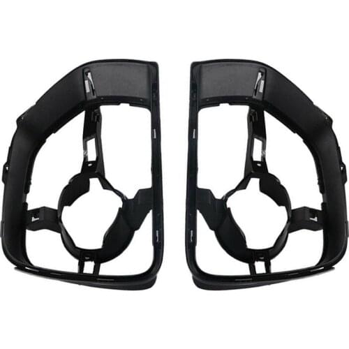 Pair Front Bumper Fog Lights Cover Fog Light Grill Grille for -BMW X6 E71 2008-2014 51117210936 51117210935