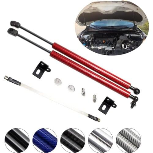 For Honda HR-V HRV XR-V Vezel 2014-2019 Auto Carbon fiber Front Bonnet Hood Modify Gas Struts Lift Support Shock Damper Absorber