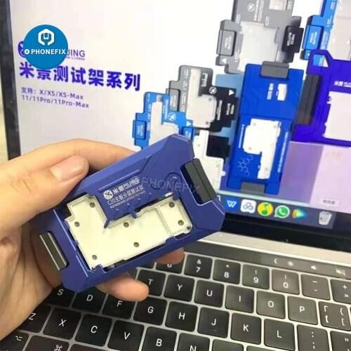 Mijing Motherboard Test Fixture iSocket Jig for iPhone 11Pro Max 11pro XSMAX XS X Logic Board Function Fast Test Holder Platform