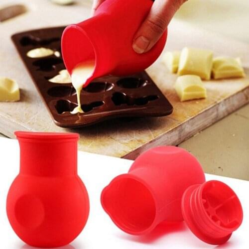 Silicone Chocolate Melting Pot Melt Butter Heat Milk Sauce Pot Melt Mold