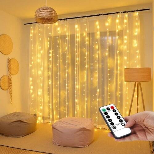 LED Remote control String Lights Christmas Decoration USB String Lights Curtain wall Home decoration Indoor outdoor ornaments