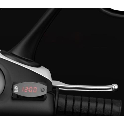 DC 6-30V IP67 Waterproof Voltmeter Car Boat Motorcycle 12V Digital Display Meter Mini Volt Tester Panel Voltage LED C3L3