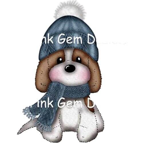 Cute Dog Cutting Dies for Card Stencils for DIY Scrapbooking-photo album Decorative Paper Cards Scarf Hat Dies