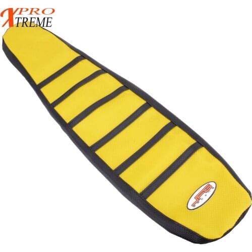 Yellow Rubber Vinyl Motorcycle Gripper Soft Seat Cover For Suzuki DRZ400 2000 - 2015 01 02 03 04 05 06 07 08 09 10 11 12 13 14
