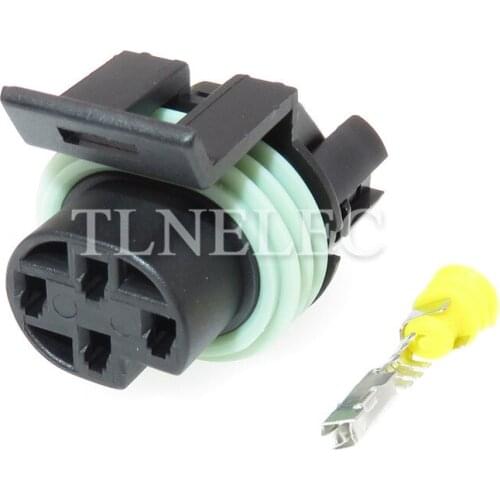 12065298 Delphi 4 Pin Way Metri-Pack 150 Sealed Female Housing Socket Auto Oxygen Sensor Plug Wire Connector