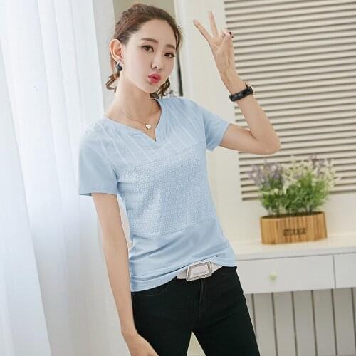 2020 Summer Fashion T Shirt Gold Women Woman Tshirt sky