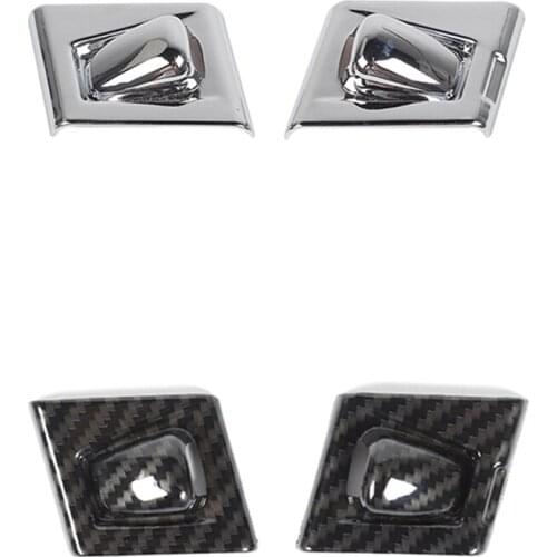 Car Front Wiper Water Spray Nozzle Decoration Cover Trim Stickers for Ford F150 2015-2020 Car Accessories