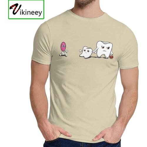 Leisure Man T Shirt Funny Dentist Dental Tooth Dentistry Meme Drawing Great Summer O-neck Retro Tee Shirt Mens