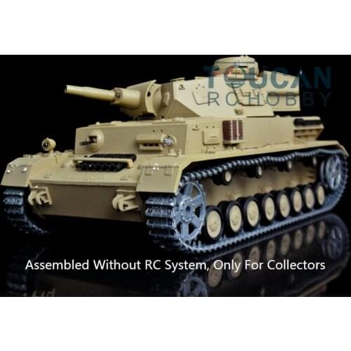 Henglong 1/16 Model 3858 German IV F Static Tank Metal W/O Battery RC System TH08752-SMT2