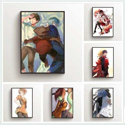 WTQ Canvas Painting Anime Posters Tower of God Retro Poster Wall Decor Wall Art Picture for Living Room Decor