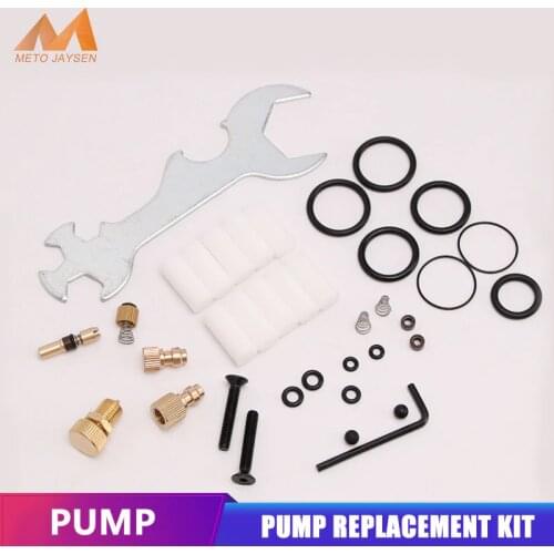 Air Pump Accessories Kits High Pressure Pump Replacement Set Spare Parts Fix Box Copper Piston Wrench Bleeder Screw 37pcs/set