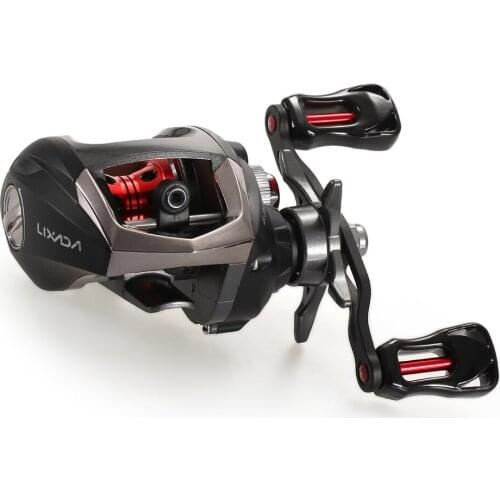 Lixada 12+1 Ball Bearing Baitcasting Fishing Reel High Speed Fishing Wheel with Magnetic Brake System Fishing Reel for Pesca