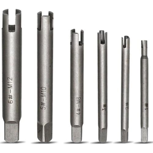 Stripped Screw Extractor Set Broken Tap Extractor Removal Tool Kits Tap Extractor Set Alloy Steel Screw Tap Extractor