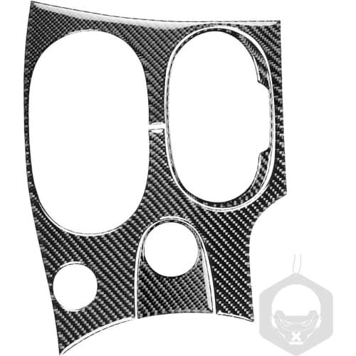 Carbon Fiber Console Gear Shifter Panel Sticker For Corvette C6 05-07 C Style