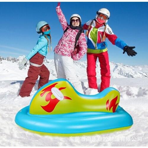 Outdoor Toys New PVC Inflatable Ski Ring Childrens Skis