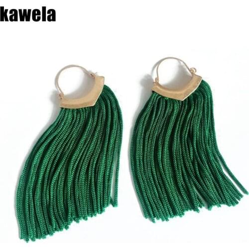 New Bohemia Style Long Thread Tassel Sweet Earring