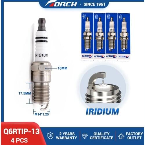 Original Iridium Platinum Spark Plug TORCH Q6RTIP-13 Replace FAW MAZDA Car NGK BP6EFS Bosch H6DC Autolite 103 Champion S10YCC