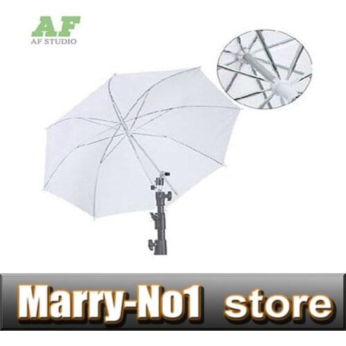 2pcs 33" 83cm Pro Studio Reflector Translucent White Flash Umbrella / Flash diffuser For DSLR Camera Free Shipping