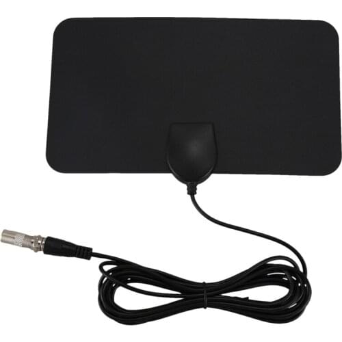 Flat HD Digital Indoor Zoom TV Antenna HDTV 50 Mile Range TVFox VHF UHF DVB