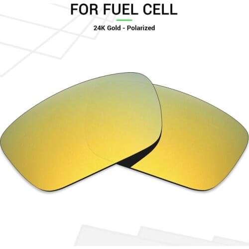 Mryok Anti-Scratch POLARIZED Replacement Lenses for Oakley Fuel Cell Sunglasses 24K Gold