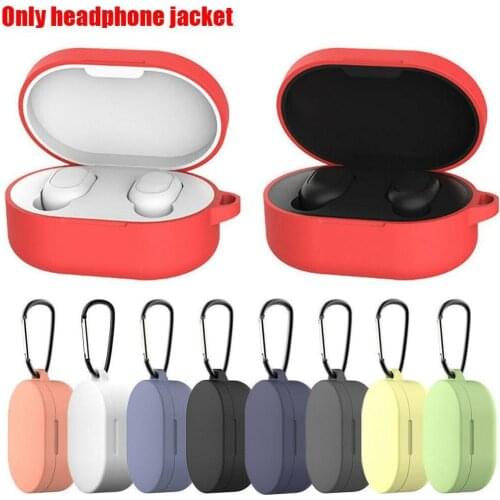 Latest Silicone Protective Cover Case For Xiaomi Redmi New For Airpods Airdots Bluetooth Headset Accessori Earphone Case TW V3K6