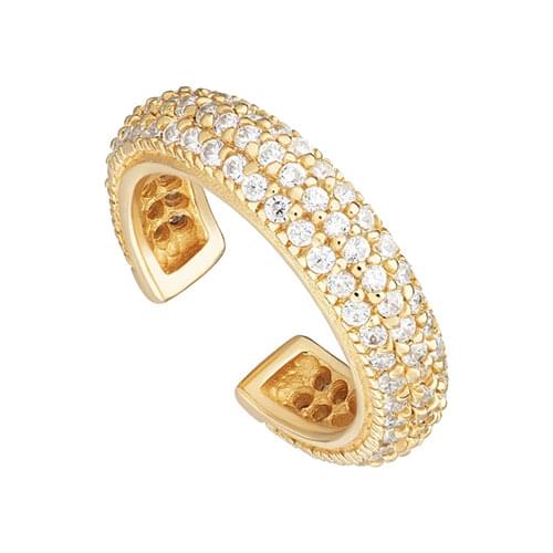 Aide 925 Sterling Silver Small Ear Cuff Clip on Earrings for Women Non Pierced Earrings Geometric C Shape Earcuff Wrap Earrings