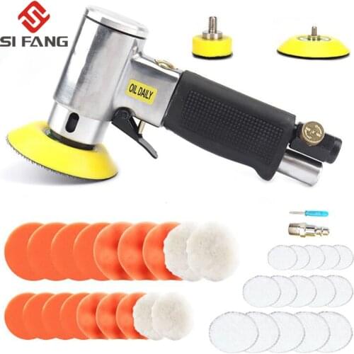 2"/3" Mini Air Sander Pneumatic Orbital Polishing Grinding Machine Dual Action Polisher Tools for Car Polishing Auto Body Work