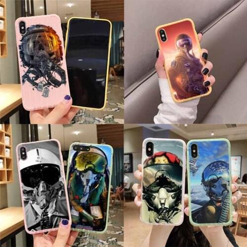 Jet fighter pilot Trolley Suitcase Texture Phone Case For IPhone 11 Pro Max X XS MAX 8 7 6S Plus