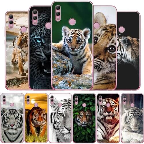Tiger For Huawei Mate 9 10 20 30 Pro lite Phone for honor 9 V9 10 20 30 Lite Pro V10 soft Back Cover