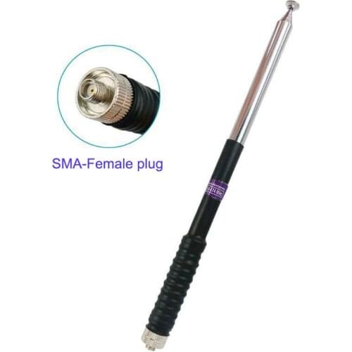FP10120 VHF 136-174MHz SMA-Female Telescopic Gain Antenna for WouXun Kenwood BAOFENG UV-5R UV5R UV82 BF-888S Radio Walkie Talkie