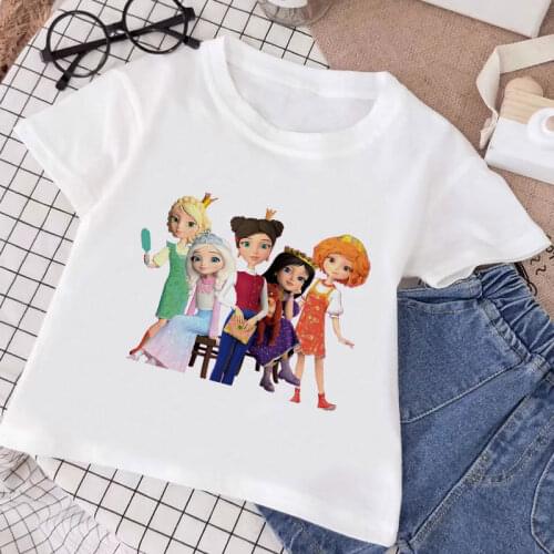 New Style Top Kids T Shirt Cartoon Baby Clothes Magic Fairy Pattern T-shirt Boys And Girls Soft Tricolor T Shirt Toddler Summer
