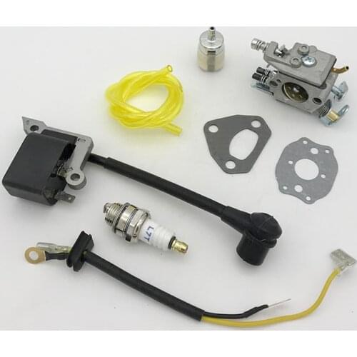 HUNDURE Carburetor Ignition Coil Magneto Gasket Kit For HUSQVARNA 136 137 141 142 36 41 Chainsaw Parts Zama C1Q-W29E Carb