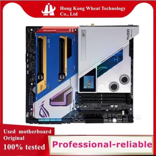 For ASUS MAXIMUS XII EXTREME GUNDAM Motherboard Socket LGA 1200 M.2 nvme ssd For Intel Z490 Used Original Desktop Mainboard